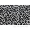 Black And White Leopard Print Jacquard Fabric